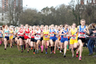 Junior girls, 2020 New Balance English Schools Champs., Sefton Park, Liverpool. Photo: David T. Hewitson/Sports for All Pics